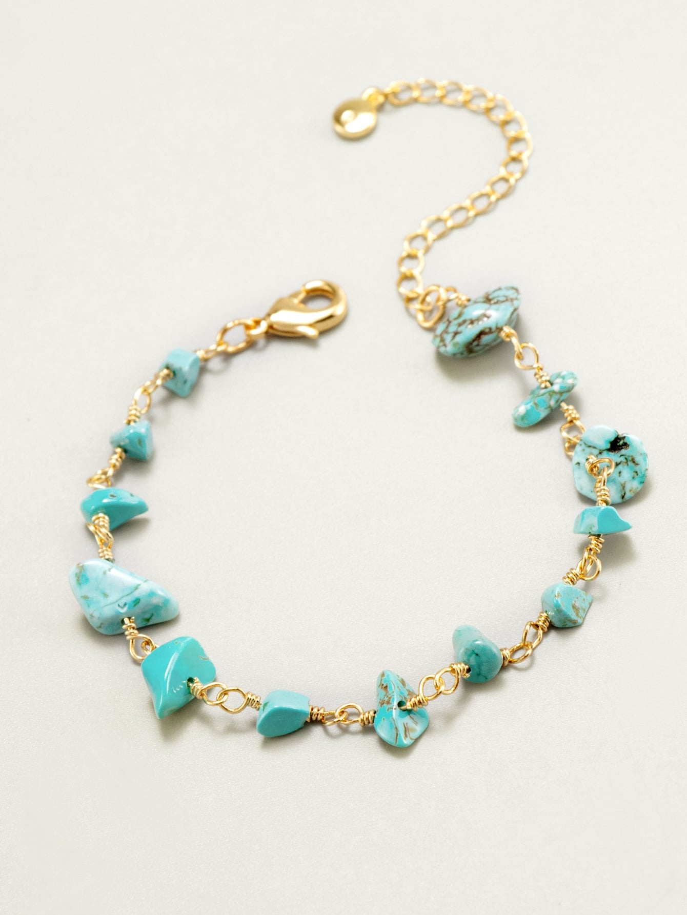 Boho Türkis Perlenkette Armband von azone Anbieter