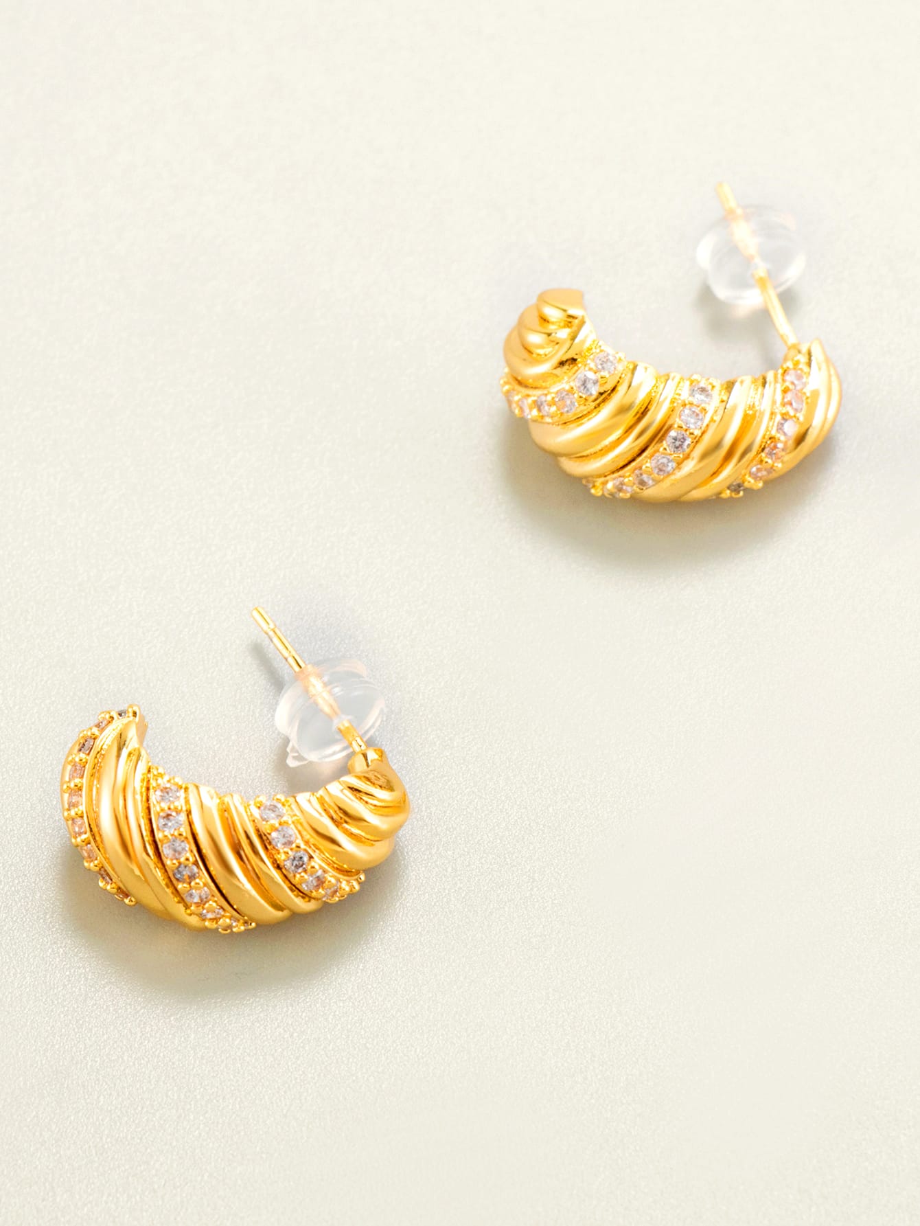 Pendientes colgantes Croissant