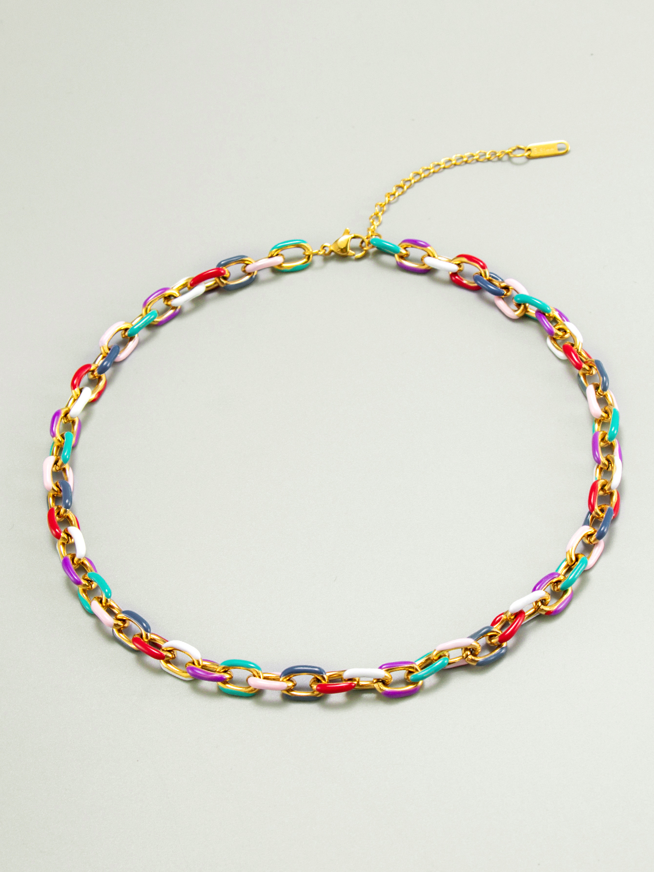 Multi color enamel hip hop bracelet from Azone Jewelry manufacturer