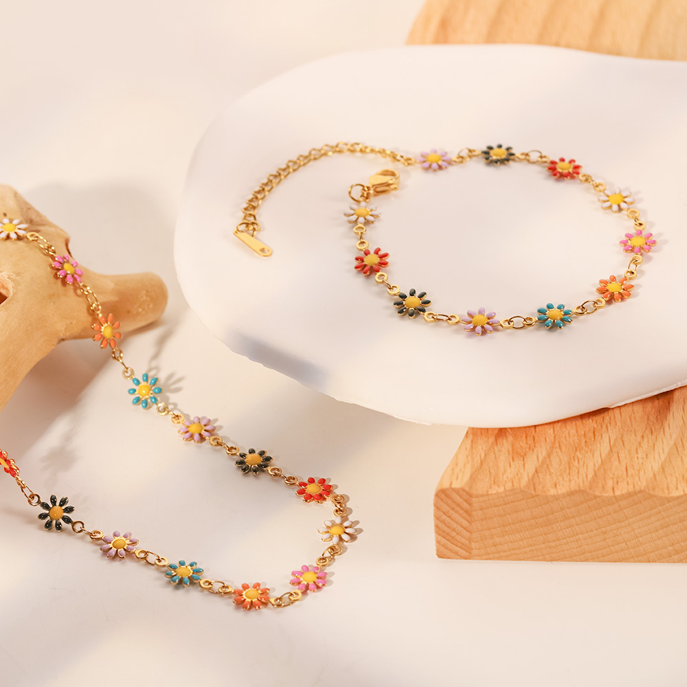 Daisy Chain Necklace Bracelet
