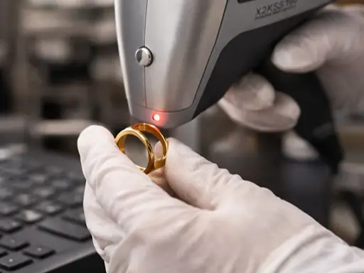 Jewelry Factory Quality Control XRF Measurement