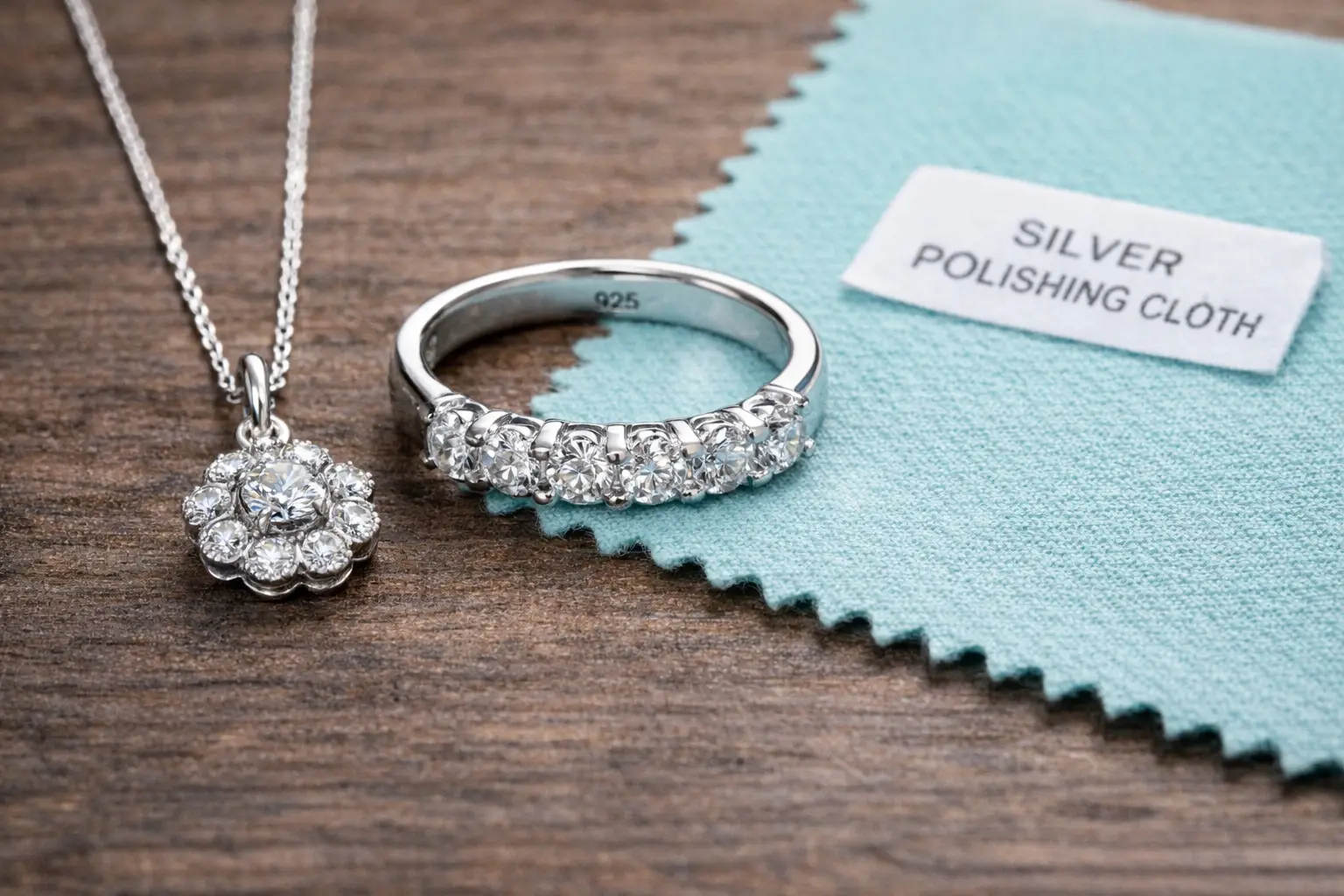 925 Sterling silver jewelry maintenance