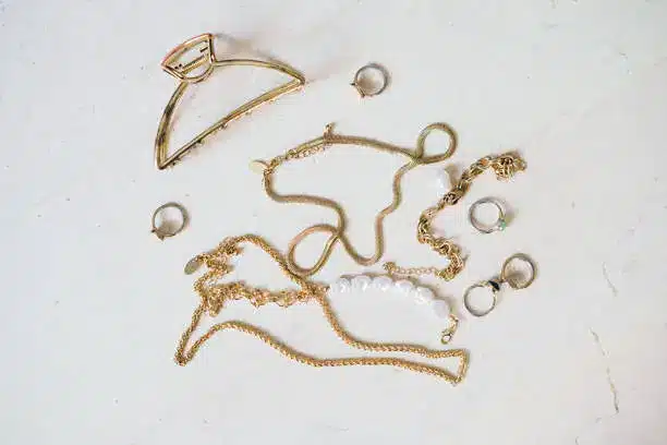 Visual representation of PVD coating on stainless steel jewelry