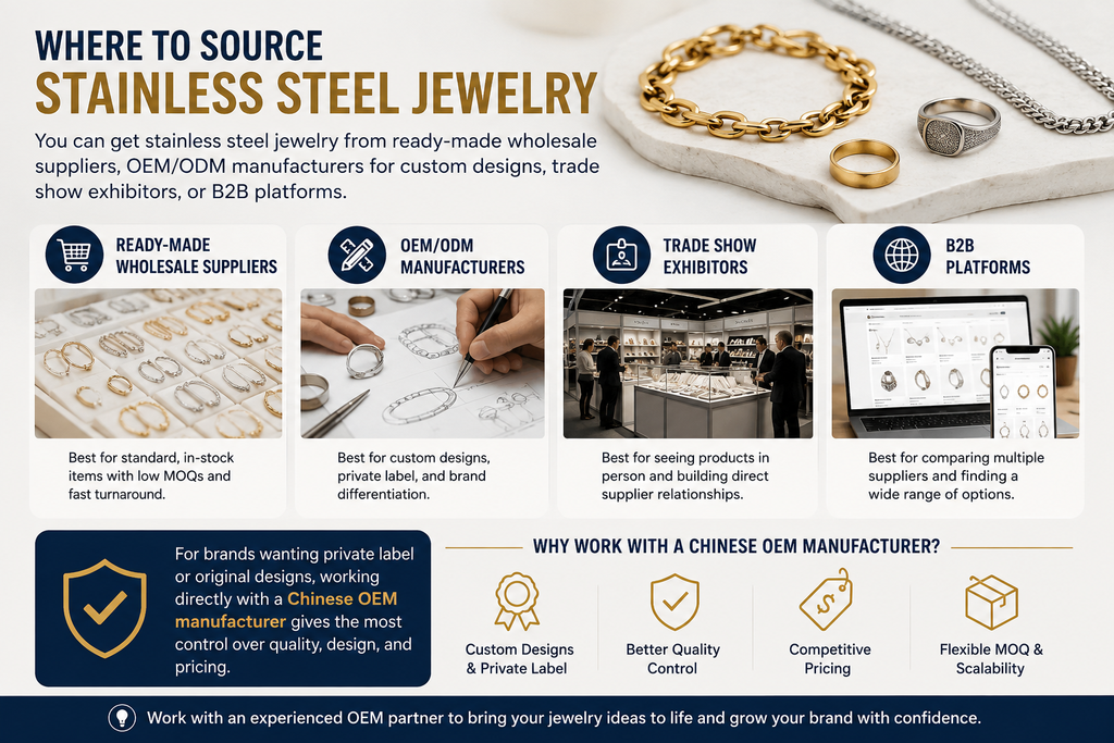 Where to get stainless steel jewelry
